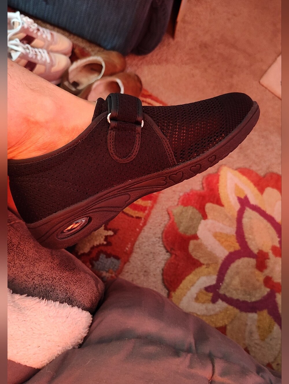 you-yum Comfort Mesh Slip-On Shoe for Man/Woman - Black